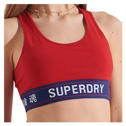 Superdry Γυναικείο Αθλητικό Μπουστάκι Κόκκινο