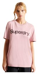 Superdry Γυναικείο T-shirt Soft Pink