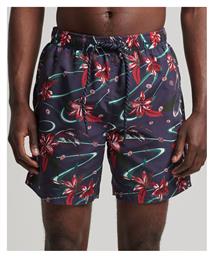 Superdry Ovin Vintage Hawaiian Ανδρικό Μαγιό Σορτς Navy Μπλε Floral