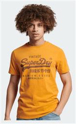 Superdry Tee Thrift Gold Ανδρικό T-shirt Κοντομάνικο Πορτοκαλί