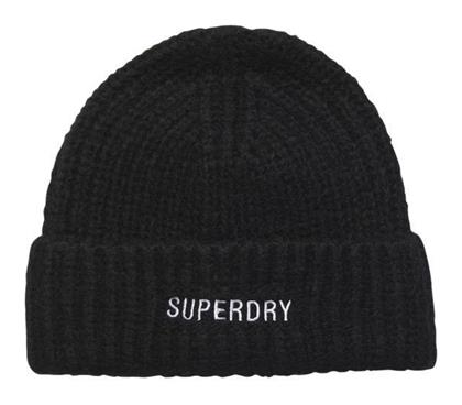 Superdry Vintage Beanie Ανδρικός Σκούφος Πλεκτός σε Μαύρο χρώμα