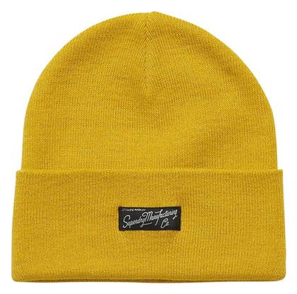 Superdry Vintage Classic Beanie Unisex Σκούφος Πλεκτός σε Κίτρινο χρώμα