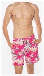 Superdry Vintage Hawaiian Ανδρικό Μαγιό Σορτς Κόκκινο Floral