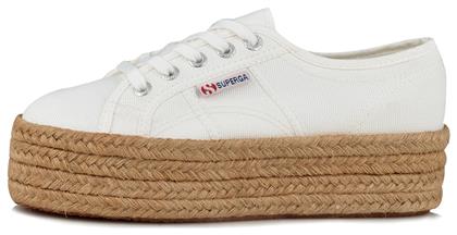 Superga Υφασμάτινες Γυναικείες Εσπαντρίγιες σε Λευκό Χρώμα