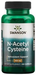 Swanson N-Acetyl Cysteine 100 Κάψουλες