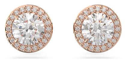 Swarovski Constella Stud Round Cut Γυναικεία Σκουλαρίκια Επιχρυσωμένα με Πέτρες από το Notos