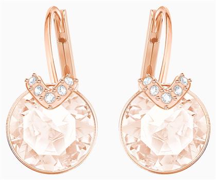 Swarovski Γυναικεία Σκουλαρίκια Κρεμαστά Με Πέτρες Bella V από Ορείχαλκο Επιχρυσωμένα