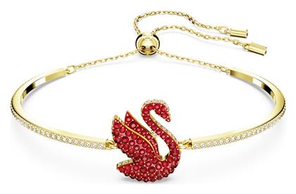 Swarovski Γυναικείο Βραχιόλι Iconic Swan Επιχρυσωμένο