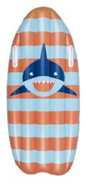 Swim Essentials Φουσκωτή Σανίδα Κολύμβησης με Λαβές και Μήκος Striped Shark