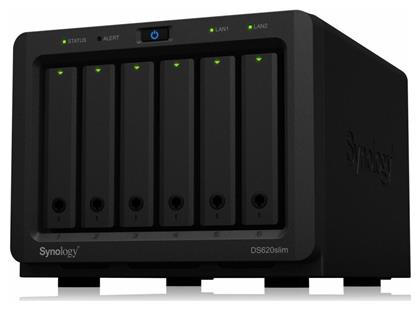 Synology DiskStation DS620slim NAS με 6 θέσεις για HDD/SSD