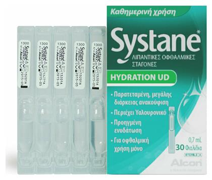 Systane Hydration UD Οφθαλμικές Σταγόνες με Υαλουρονικό Οξύ 30x0.7ml από το Pharm24