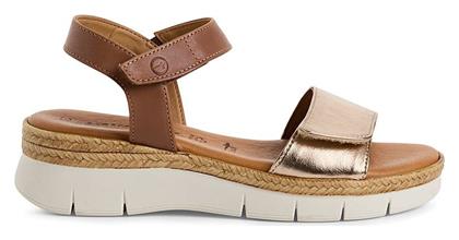 Tamaris Γυναικεία Σανδάλια Flatforms σε Ταμπά Χρώμα