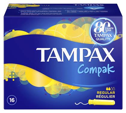 Tampax Ταμπόν Compak με Απλικατέρ για Κανονική Ροή 16τμχ από το Pharm24