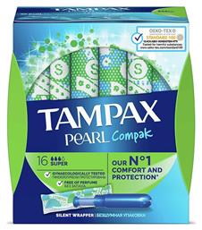 Tampax Ταμπόν Compak Pearl με Απλικατέρ για Αυξημένη Ροή 16τμχ από το Pharm24