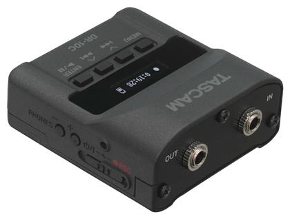 Tascam Μονοκάναλος Ψηφιακός Φορητός Εγγραφέας Μπαταρίας για Εγγραφή σε Κάρτα Μνήμης με Διάρκεια Εγγραφής 8 Ώρες και Τροφοδοσία USB