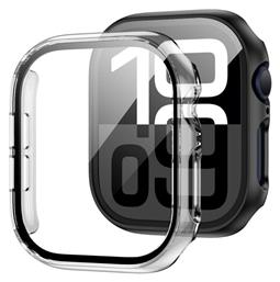 Tech-Protect Defense360 Πλαστική Θήκη με Τζαμάκι σε χρώμα για Apple Watch 10 / 11 (42 Mm)