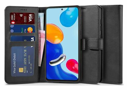 Tech-Protect Wallet Δερματίνης Μαύρο (Redmi Note 11 / 11S)