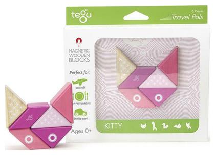 Tegu Travel Pals - Kitty Γρίφος από Ξύλο για 1+ Ετών C02G0550025