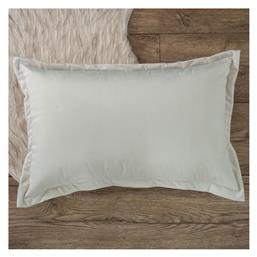 Teoran Διακοσμητική Μαξιλαροθήκη Velvet 01 Ivory 30x50εκ. από το Aithrio