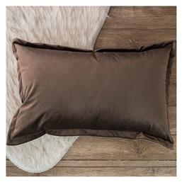 Teoran Διακοσμητική Μαξιλαροθήκη Velvet 03 Brown 30x50εκ. από το Designdrops