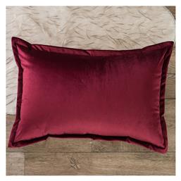 Teoran Διακοσμητική Μαξιλαροθήκη Velvet 10 Bordo 30x50εκ. από το Designdrops