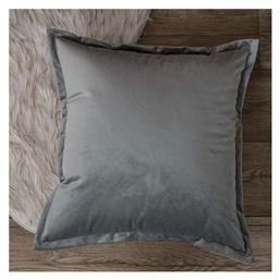 Teoran Διακοσμητική Μαξιλαροθήκη Velvet 11 Silver 65x65εκ. από το Aithrio