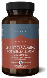 TerraNova Glucosamine Boswellia & MSM Complex Συμπλήρωμα για την Υγεία των Αρθρώσεων 100 φυτικές κάψουλες