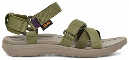 Teva Γυναικεία Σανδάλια Sporty σε Πράσινο Χρώμα