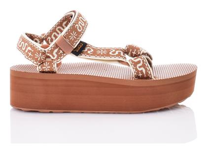 Teva Universal Γυναικεία Σανδάλια Flatforms σε Καφέ Χρώμα