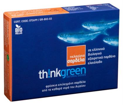 Th!nk Green Natural Goods Σαρδέλες Πελαγίσιες σε Εξαιρετικό Παρθένο Ελαιόλαδο 100gr