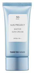 Thank You Farmer Sun Project Water SPF50 Αντηλιακή Κρέμα 50ml
