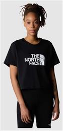 The North Face Γυναικείο Crop T-shirt Μαύρο