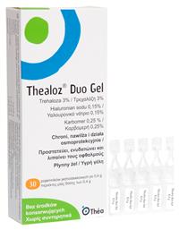 Thea Pharma Hellas Thealoz Duo Gel Οφθαλμικές Σταγόνες με Υαλουρονικό Οξύ για Ξηροφθαλμία 30x0.4ml
