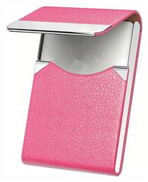 Θηκη Επαγγελματικων Καρτων Ροζ Δερματινη