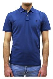 Timberland Ανδρικό T-shirt Polo Μπλε