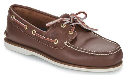 Timberland Classic Ανδρικά Boat Shoes σε Καφέ Χρώμα