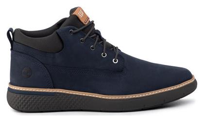 Timberland Cross Mark PT Suede Navy Μπλε Ανδρικά Μποτάκια