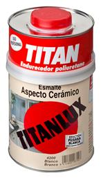 Titanlux Aspecto Ceramico Σμάλτο Λευκό Σατινέ 750ml