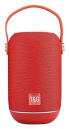 T&G TG-107 Bluetooth 10W έως 3 ώρες Red