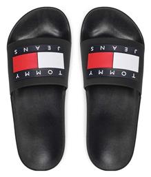 Tommy Hilfiger Ανδρικά Slides Μαύρα