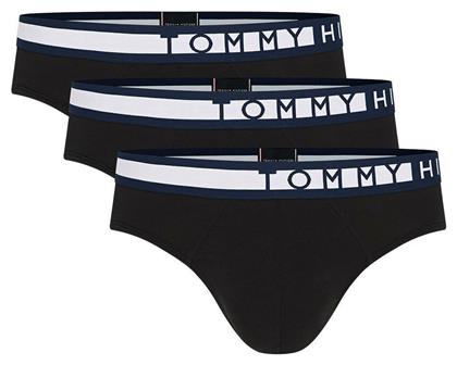 Tommy Hilfiger Ανδρικά Σλιπ Μαύρα Μονόχρωμα 3Pack