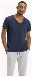 Tommy Hilfiger Ανδρικό T-shirt Navy Μπλε Μονόχρωμο