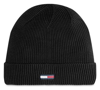 Tommy Hilfiger Beanie Ανδρικός Σκούφος Πλεκτός σε Μαύρο χρώμα