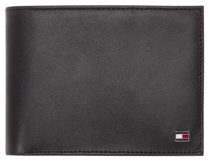 Tommy Hilfiger BIFOLD LEATHER Δερμάτινο Ανδρικό Πορτοφόλι Μαύρο