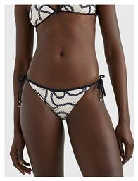 Tommy Hilfiger Bikini Slip με Κορδονάκια Λευκό