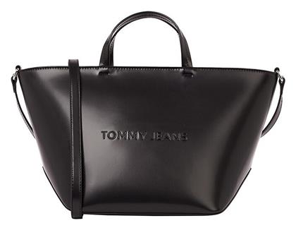 Tommy Hilfiger Γυναικεία Τσάντα Tote Χειρός Μαύρη