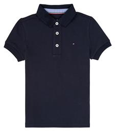 Tommy Hilfiger Παιδικό Καλοκαιρινό Polo Κοντομάνικο Navy Μπλε