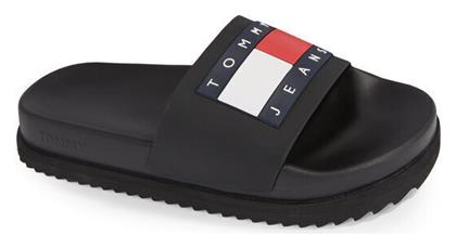 Tommy Hilfiger Slides σε Μαύρο Χρώμα