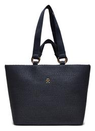 Tommy Hilfiger Th City Mono Γυναικεία Τσάντα Tote Χειρός Navy Μπλε