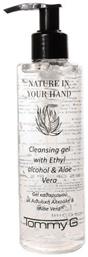TommyG Natural in Your Hand Αντισηπτικό Gel Χεριών με Αντλία 200ml Aloe Vera